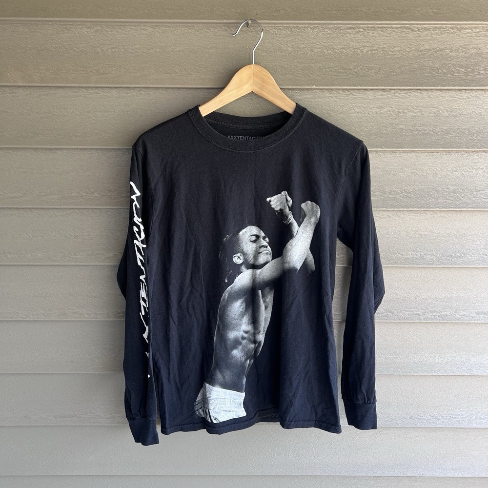 XXXTentacion Memorial SM Long Sleeve T Shirt Black Graphic Tee